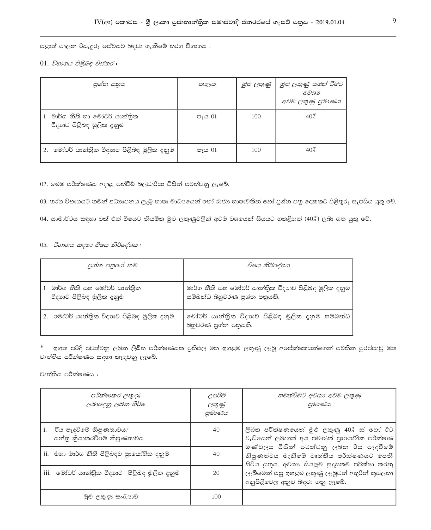 Driver - Harispattuwa Pradeshiya Sabha